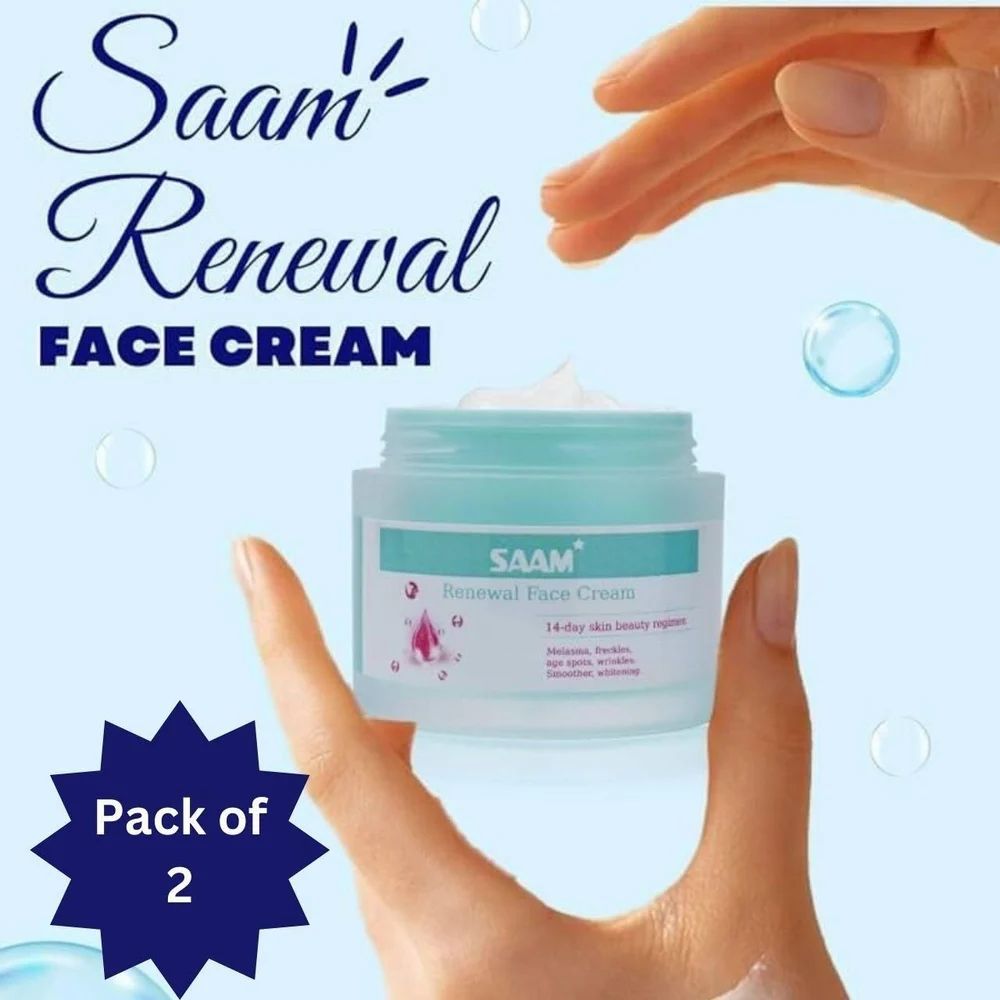 Saam Renewal Face Cream, Remove Wrinkles, Melasma, Freckles, Skin Aging, Dark Skin