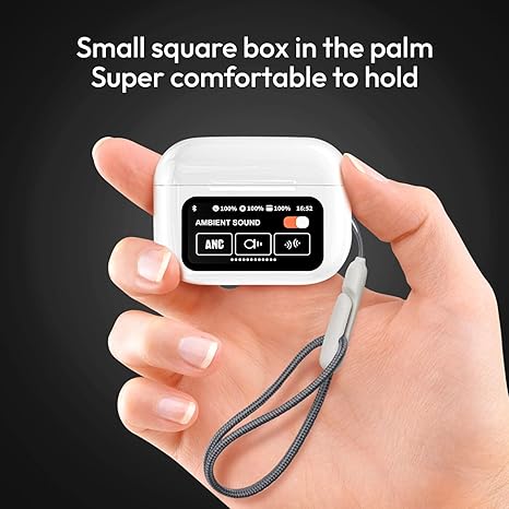 Airoods Pro Wireless With ANC/ENC Touch Control/Display